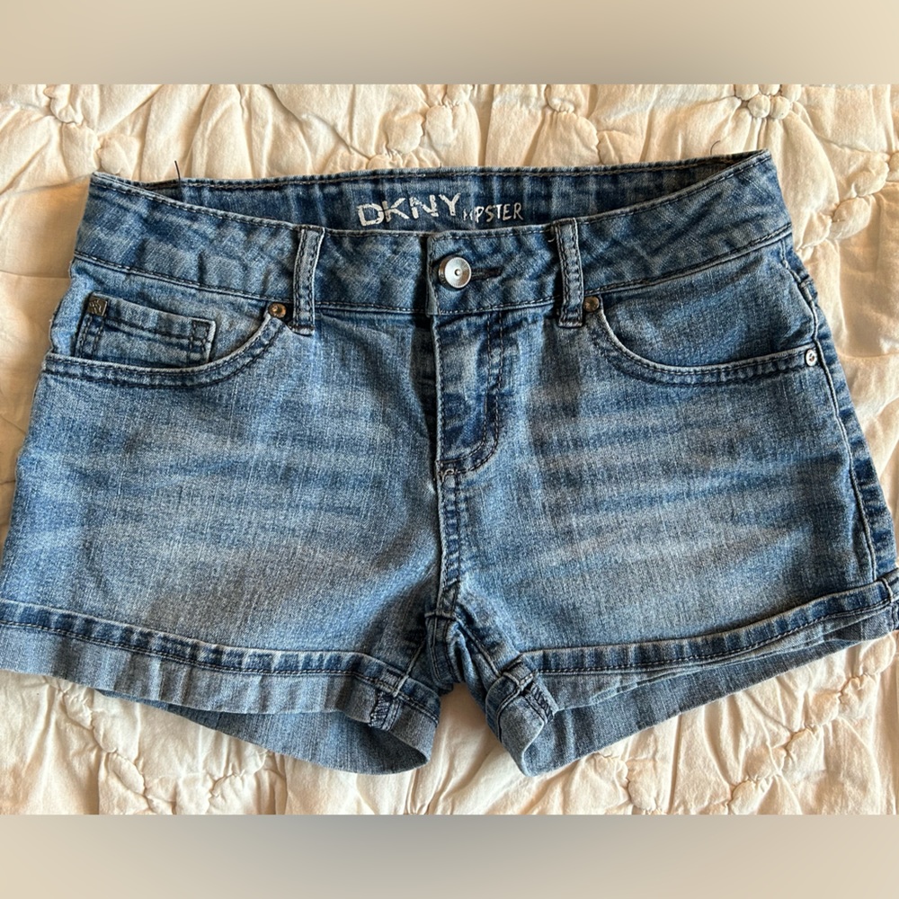 DKNY hipster girls size 12 jean shorts